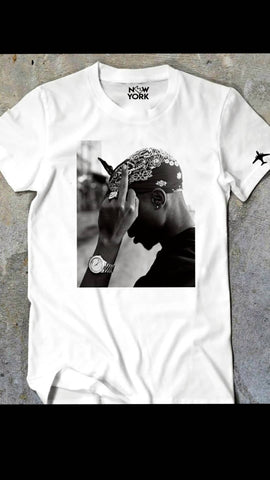 CUSTOM TUPAC FINGER TEE